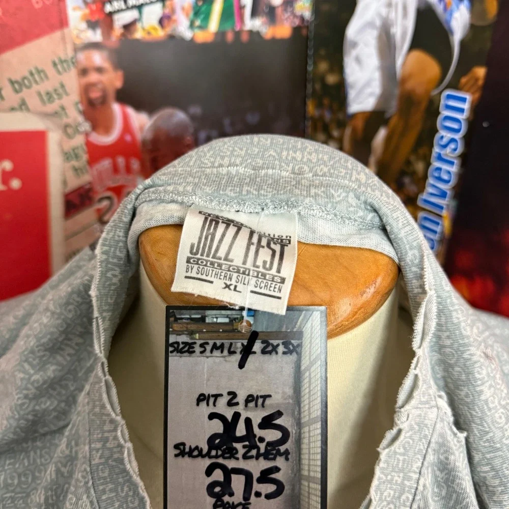 Vintage 1999‎ New Orleans Jazz Heritage Festival T Shirt 30th Anniversary Sz XL